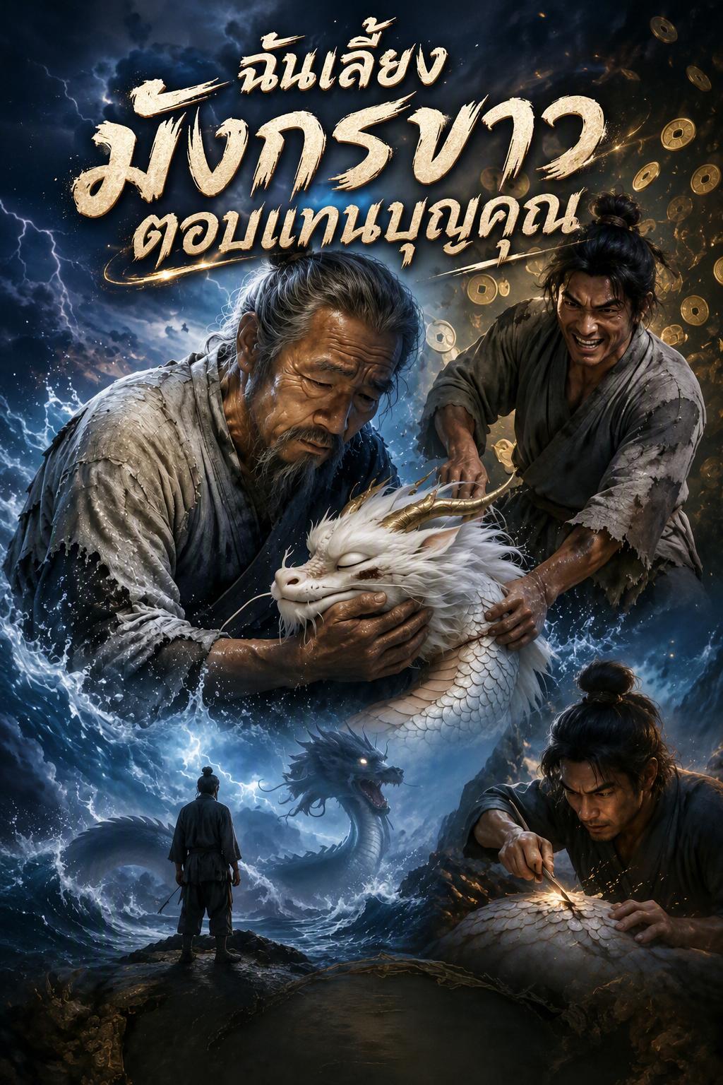 ฉันเลี้ยงมังกรขาวตอบแทนบุญคุณ