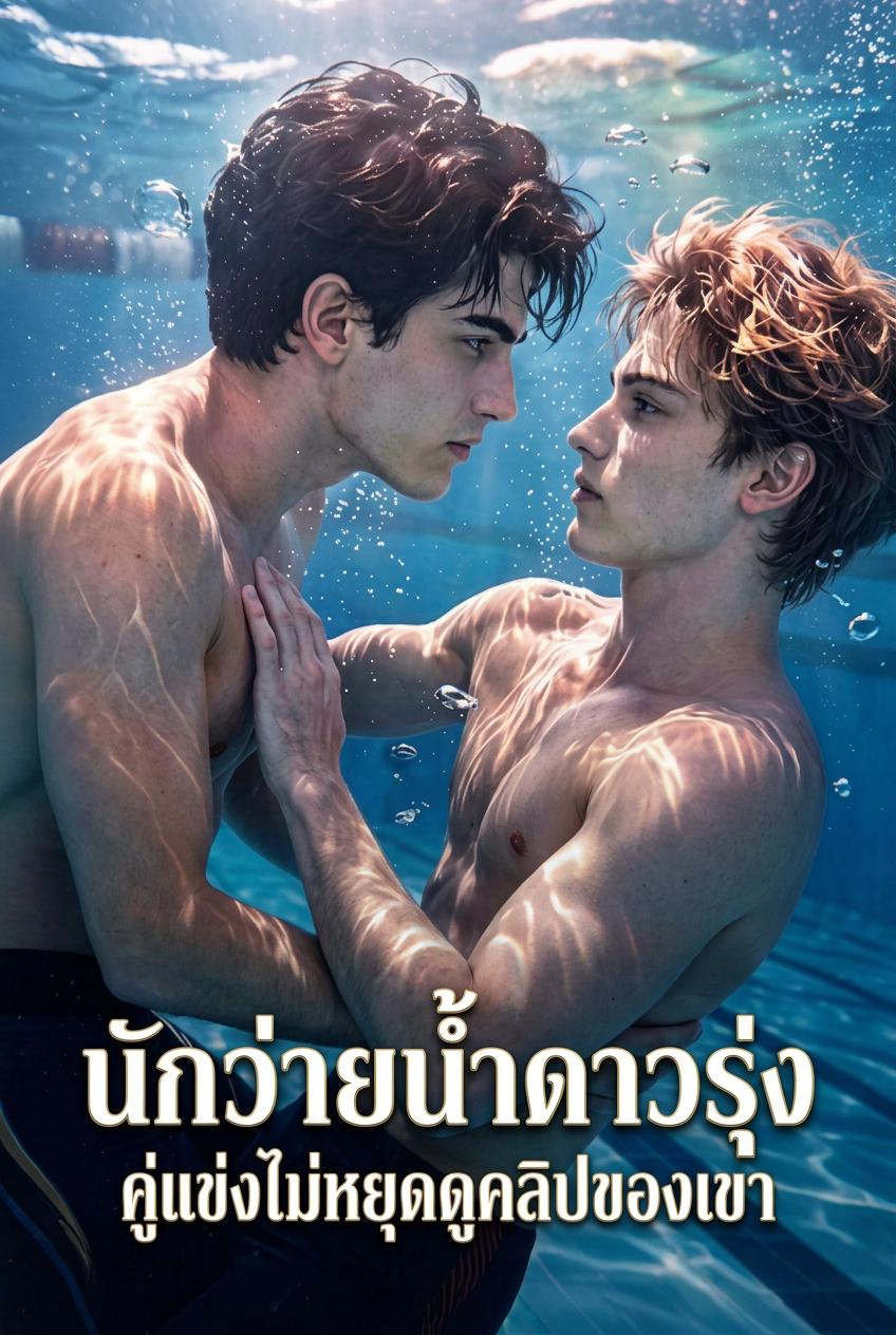 นักว่ายน้ำดาวรุ่ง คู่แข่งไม่หยุดดูคลิปของเขา