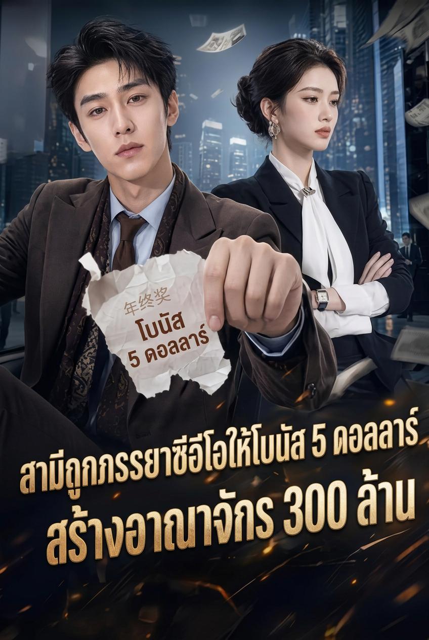 สามีถูกภรรยาซีอีโอให้โบนัส 5 ดอลลาร์ สร้างอาณาจักร 300 ล้าน