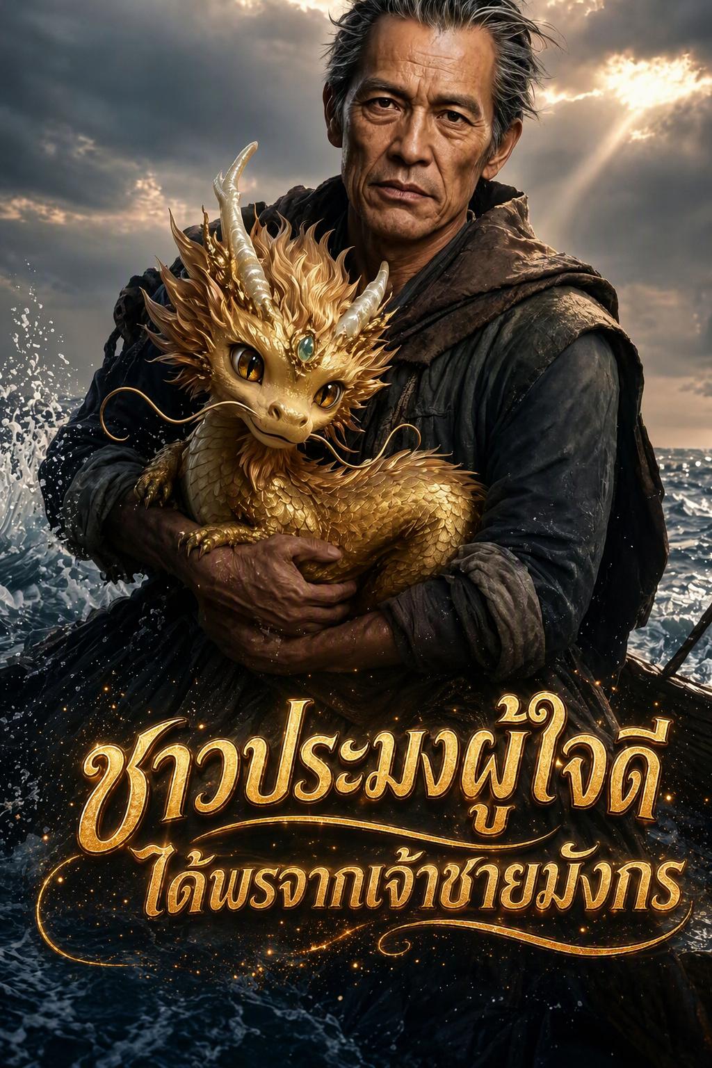 ชาวประมงผู้ใจดีได้พรจากเจ้าชายมังกร