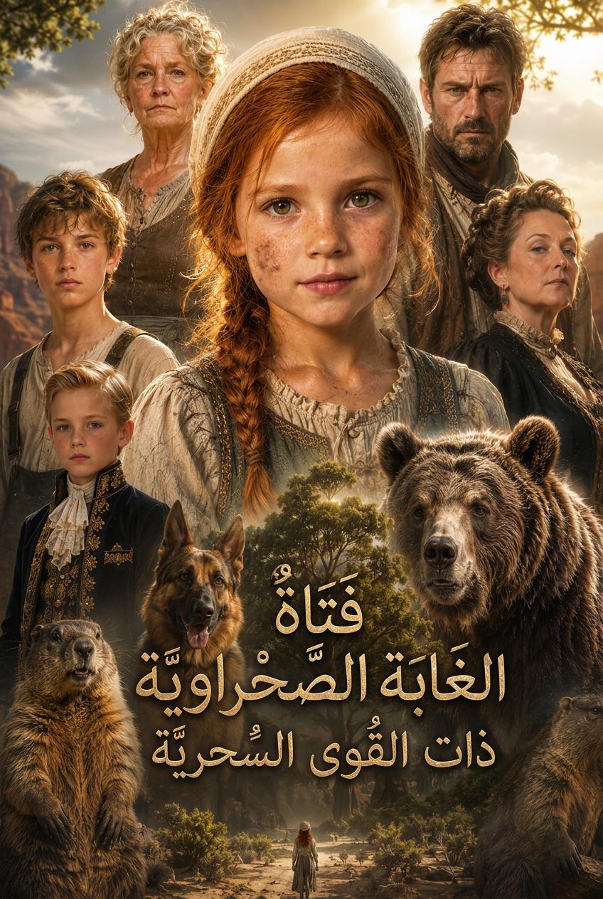فتاة الغابة الصحراوية ذات القوى السحرية