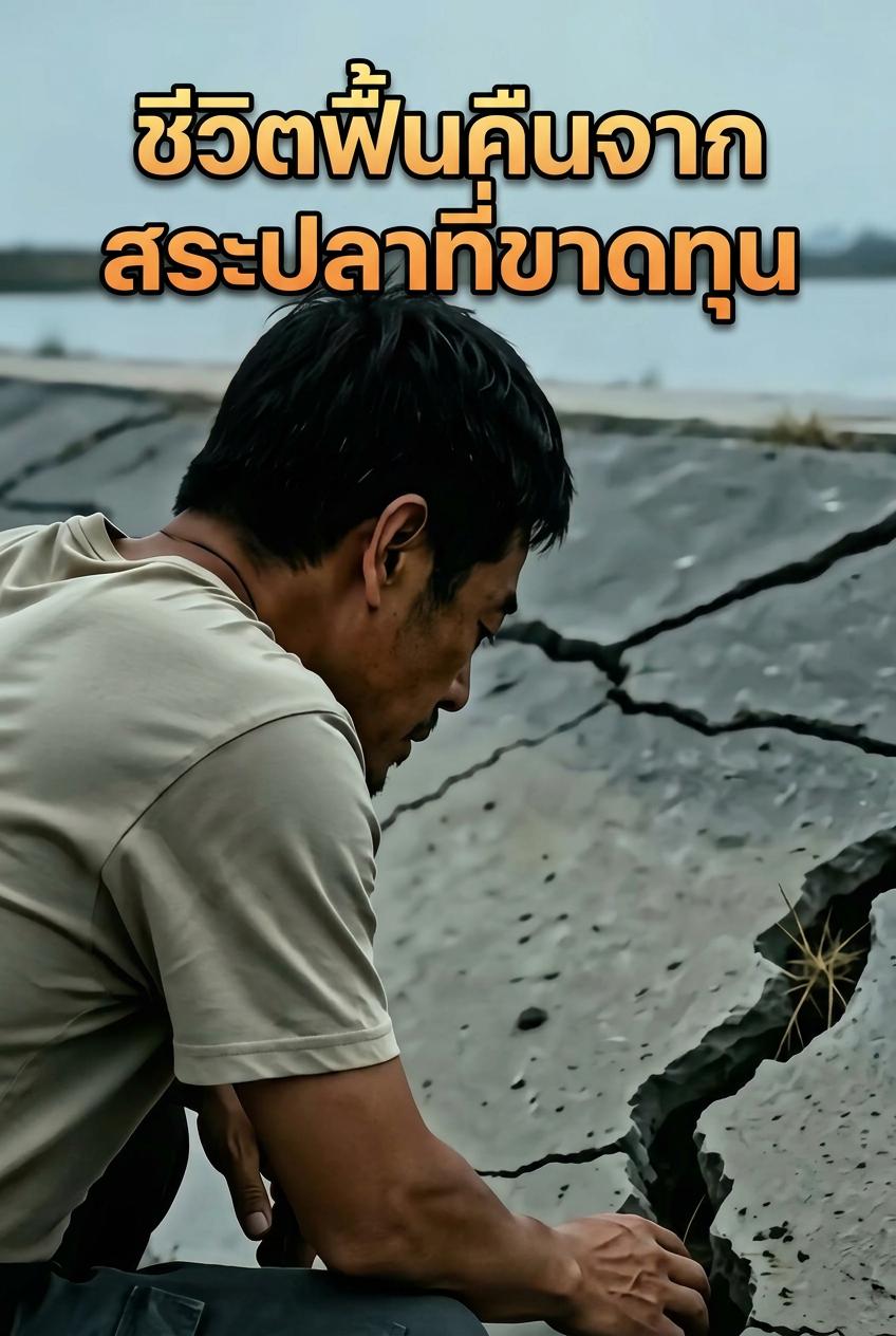 ชีวิตฟื้นคืนจากสระปลาที่ขาดทุน