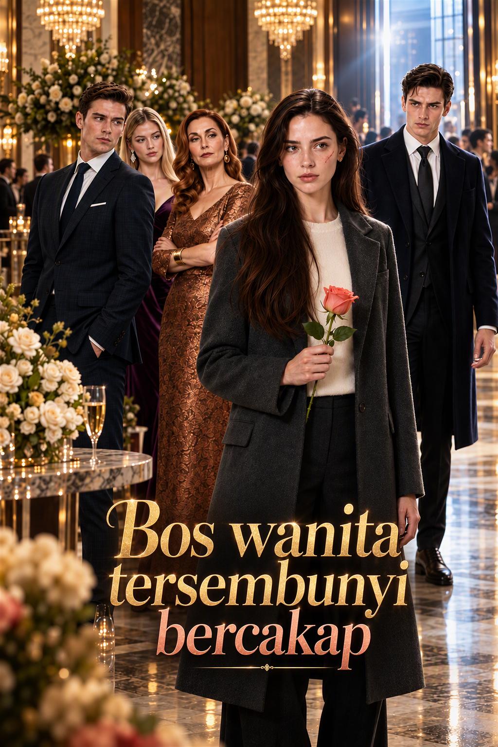 Bos wanita tersembunyi bercakap