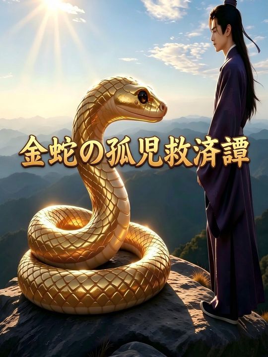 金蛇、孤児を救う