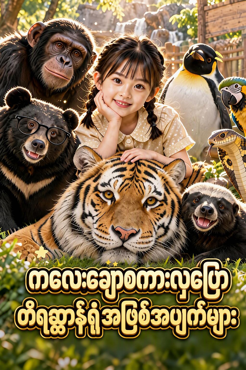 ချစ်စရာကလေးငယ်ရဲ့ တိရစ္ဆာန်ရုံဟာသများ