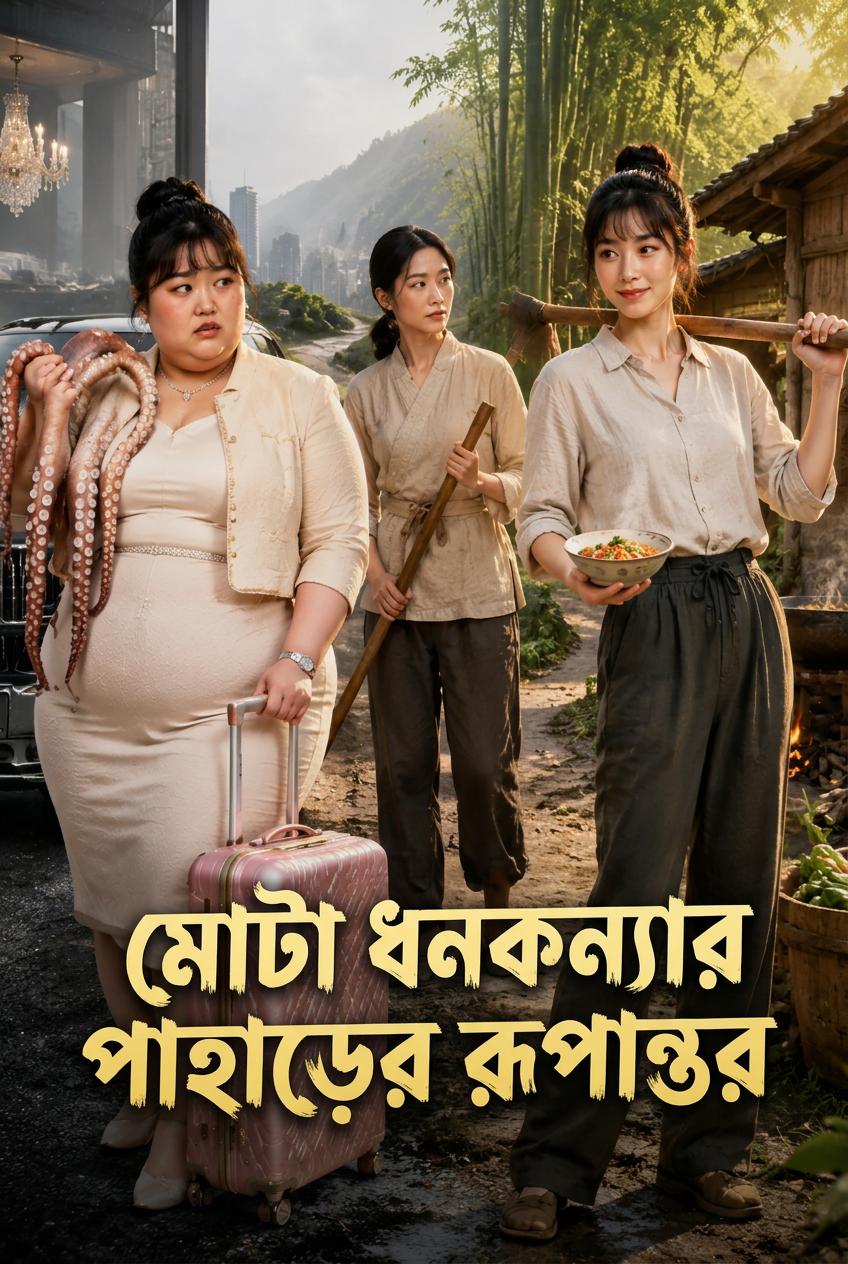 মোটা ধনকন্যার পাহাড়ের রুপান্তর