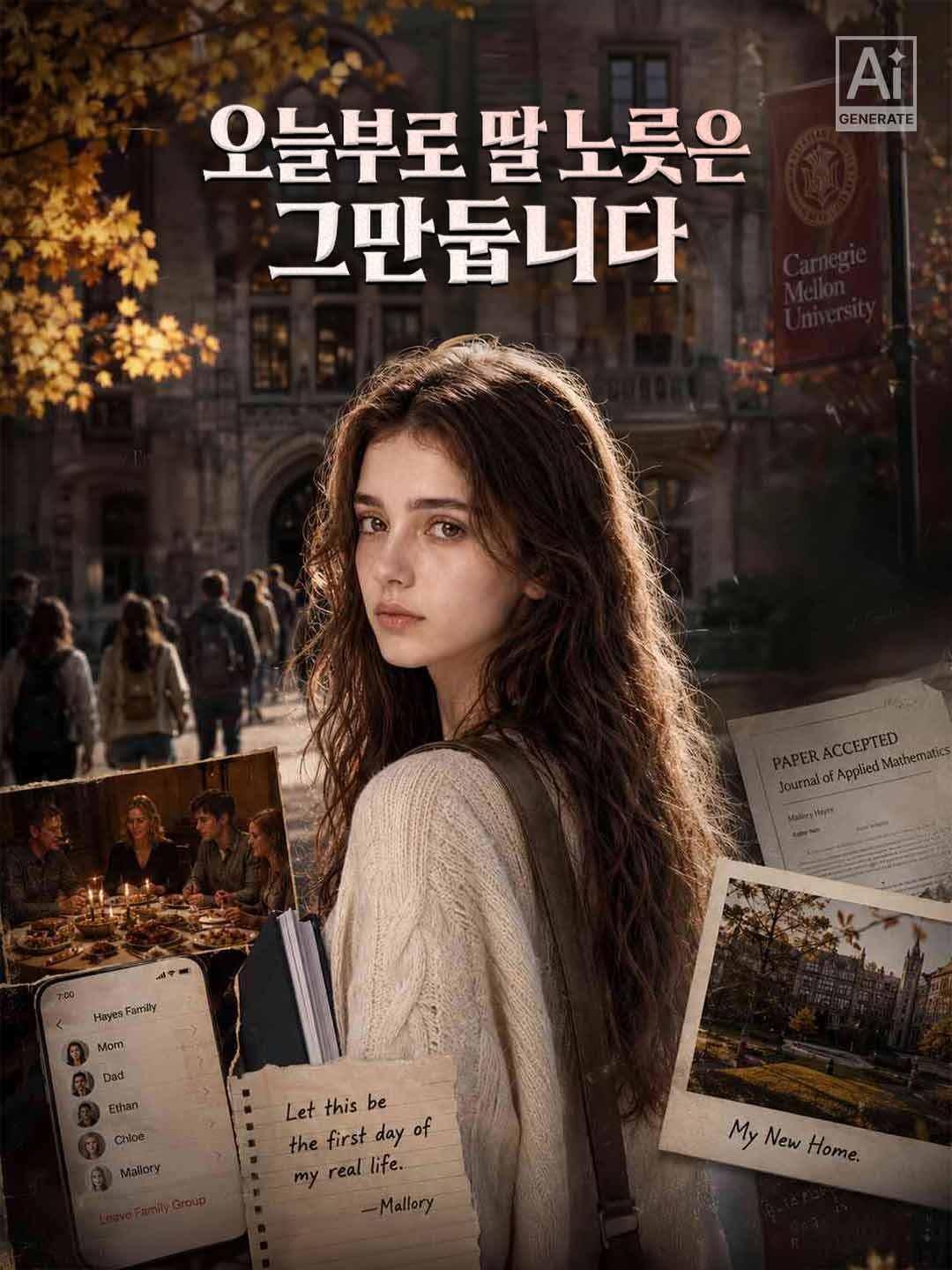 오늘부로 딸 노릇은  그만둡니다
