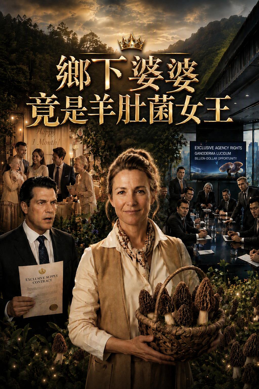 鄉下婆婆竟是羊肚菌女王