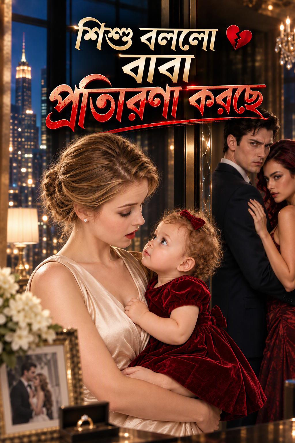 বাচ্চা ফাঁস করল স্বামীর প্রতারণা