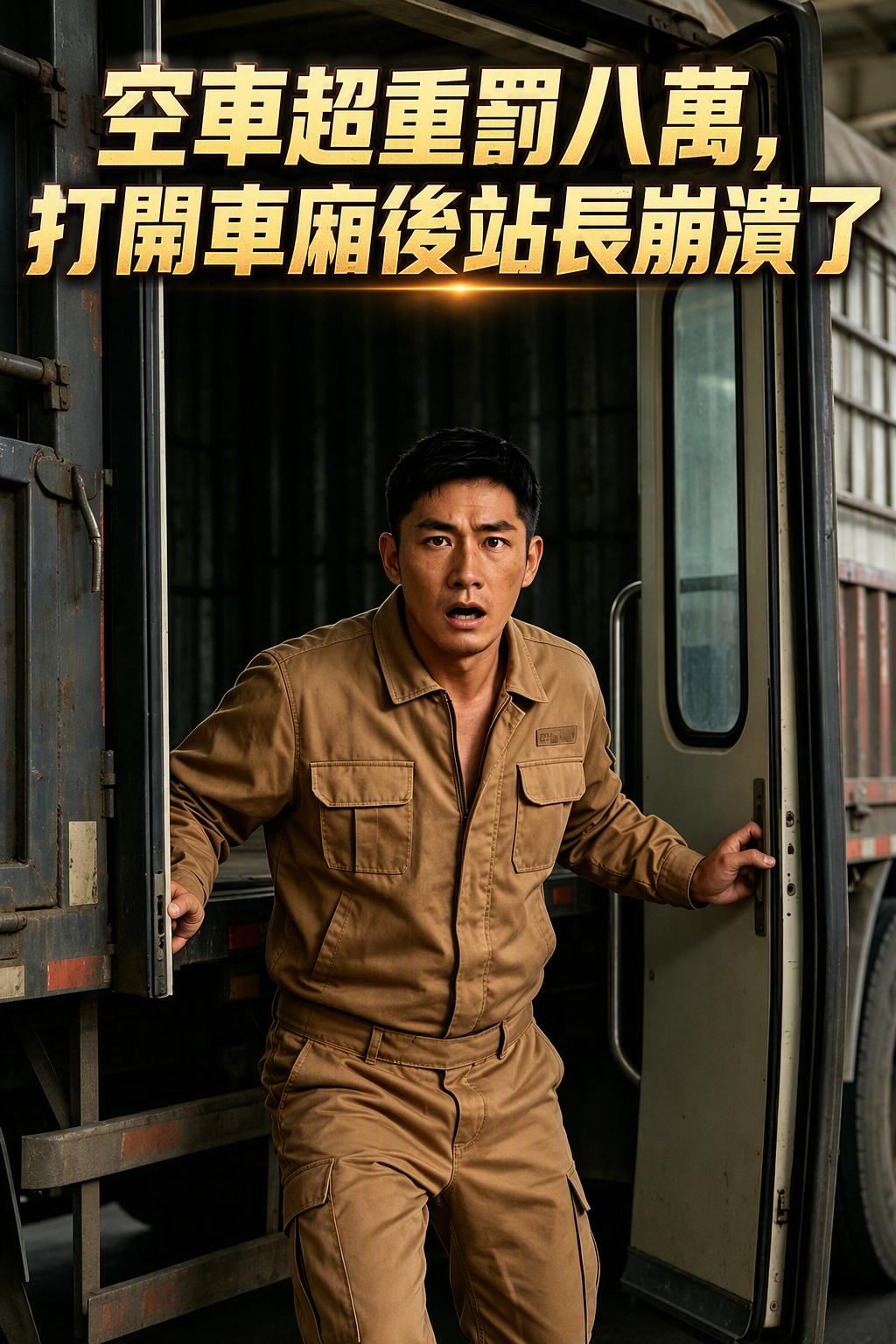 空車超重罰八萬，打開車廂後站長崩潰了