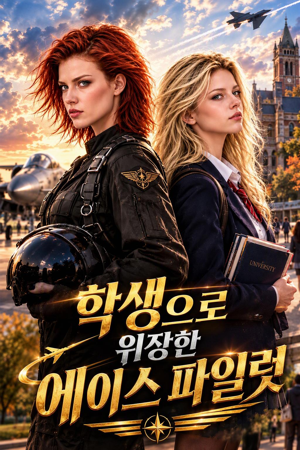 학생으로 위장한 에이스 전투기 조종사