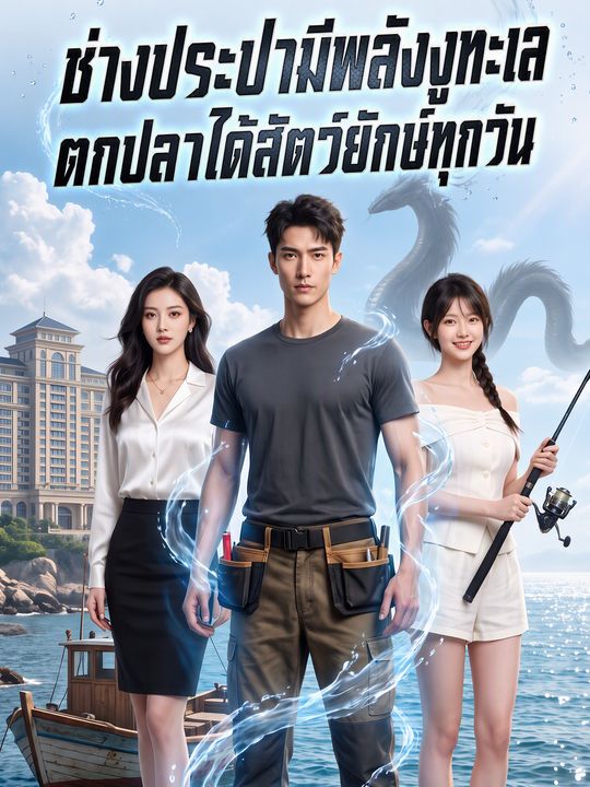 ช่างประปามีพลังงูทะเล ตกปลาได้สัตว์ยักษ์ทุกวัน