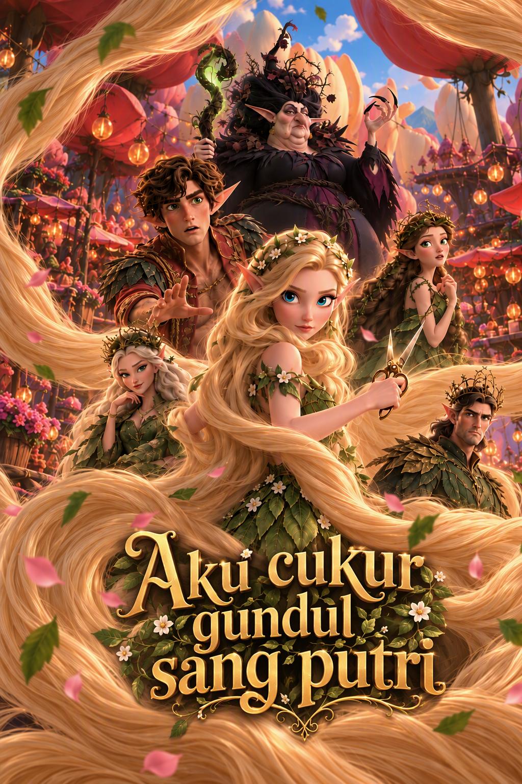 Aku cukur gundul sang putri