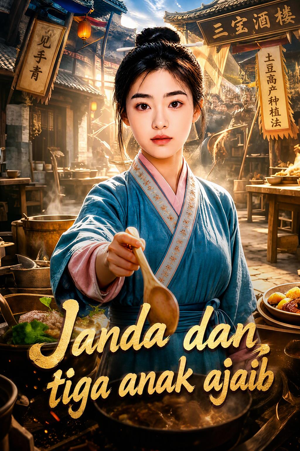 Janda kaya berkat tiga anak ajaib