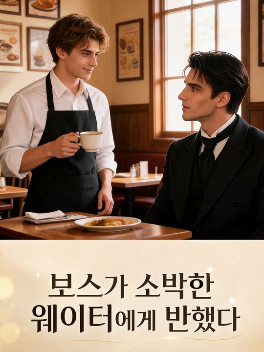보스가 소박한 웨이터에게 반했다