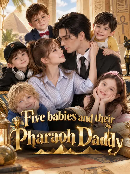 Five babies and their Pharaoh Daddy