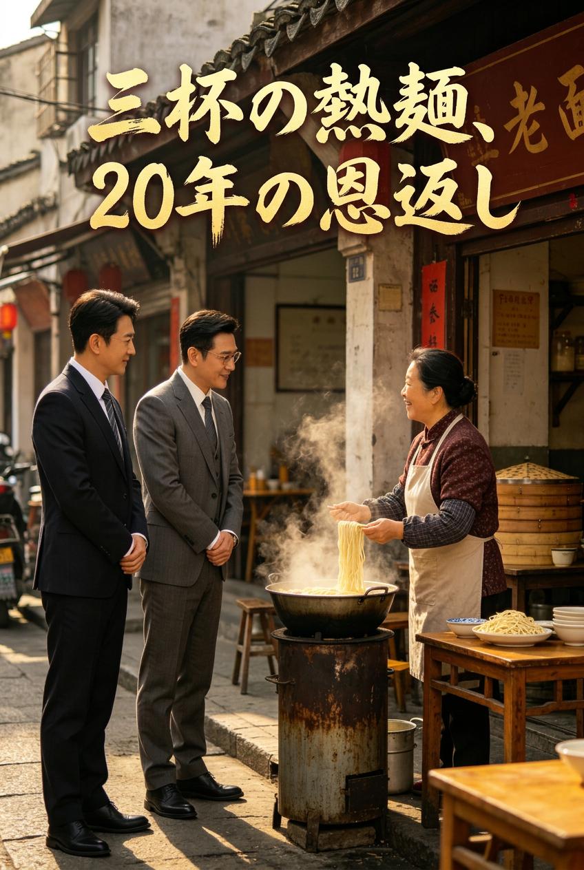 三杯の熱麺、20年の恩返し