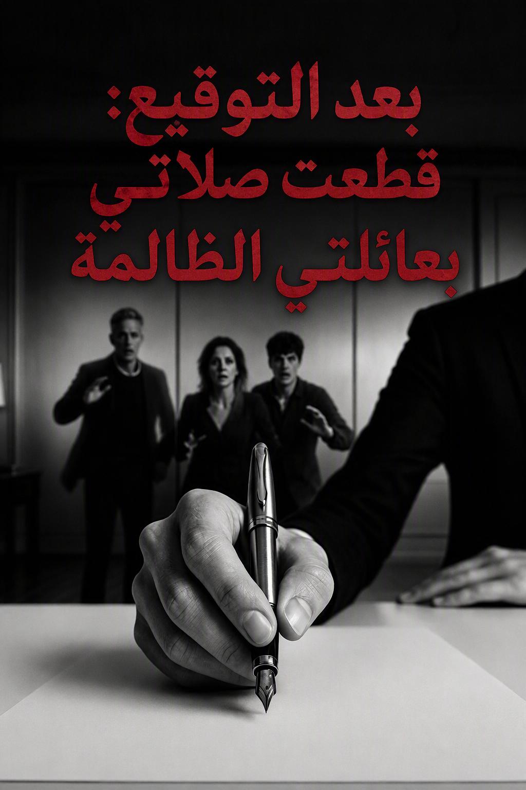 عقد موقّع وروابط مقطوعة