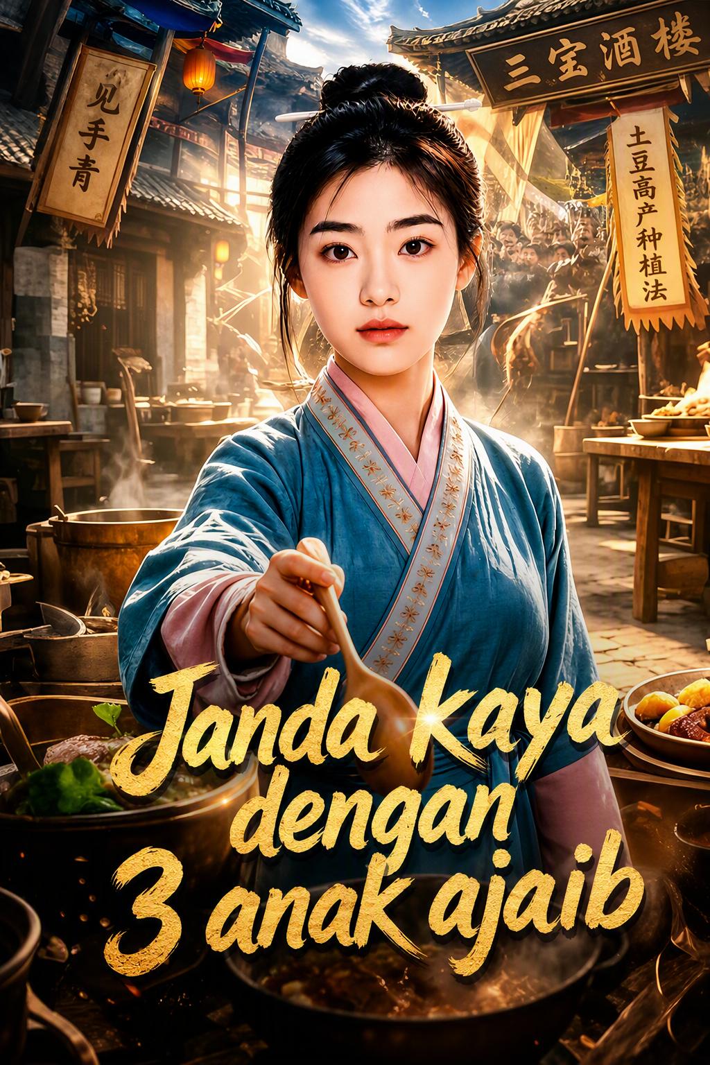 Janda kaya dengan 3 anak ajaib