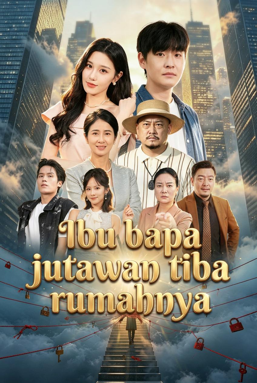 Ibu bapa jutawan tiba rumahnya