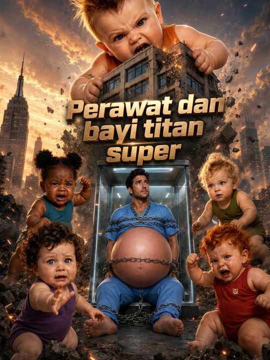 Perawat dan bayi titan super
