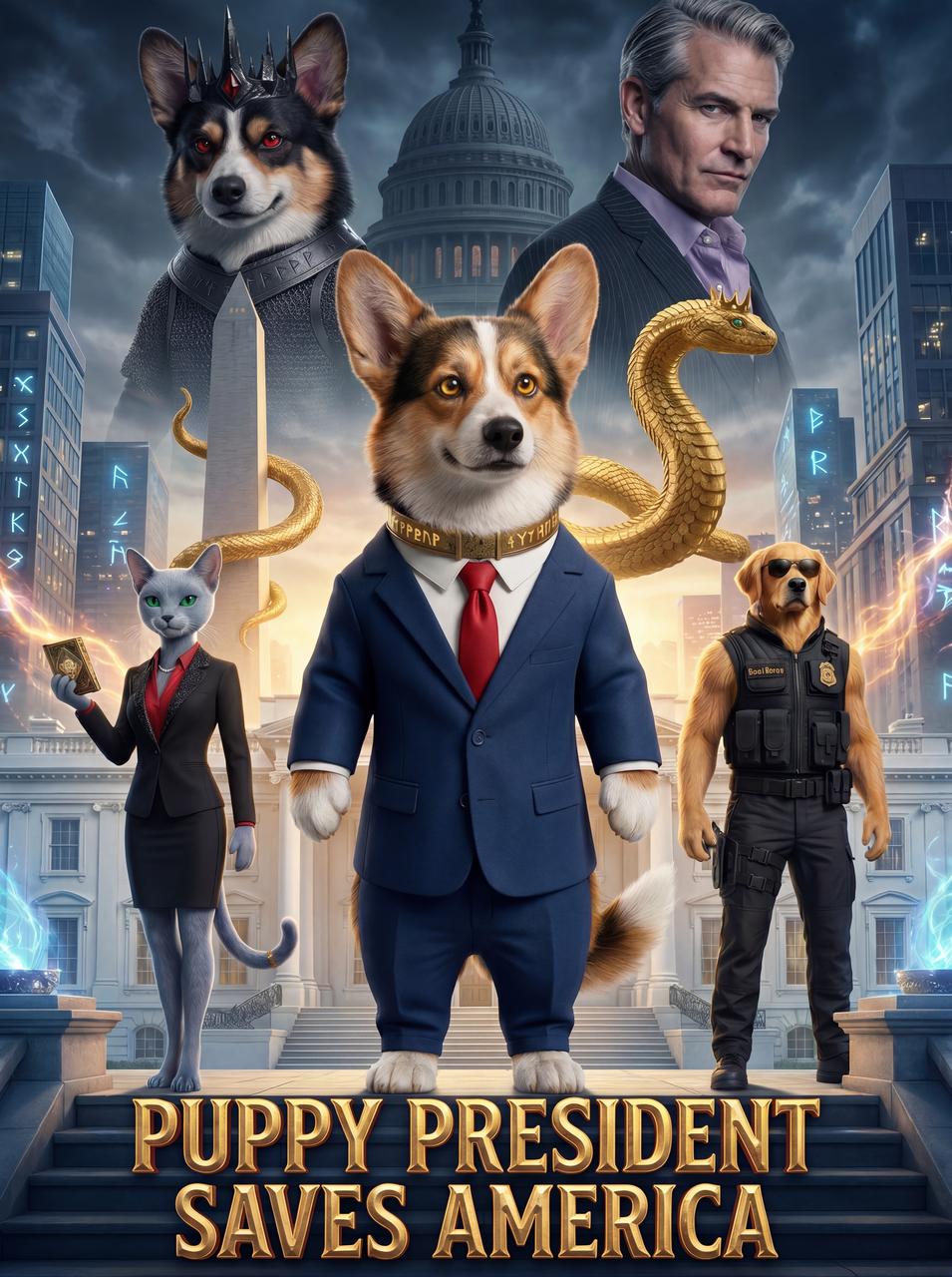 Puppy President Saves America