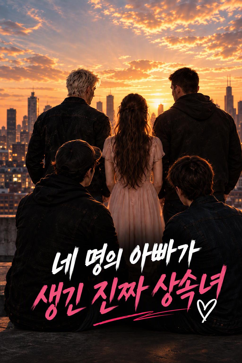 네 명의 아빠가 생긴 진짜 상속녀