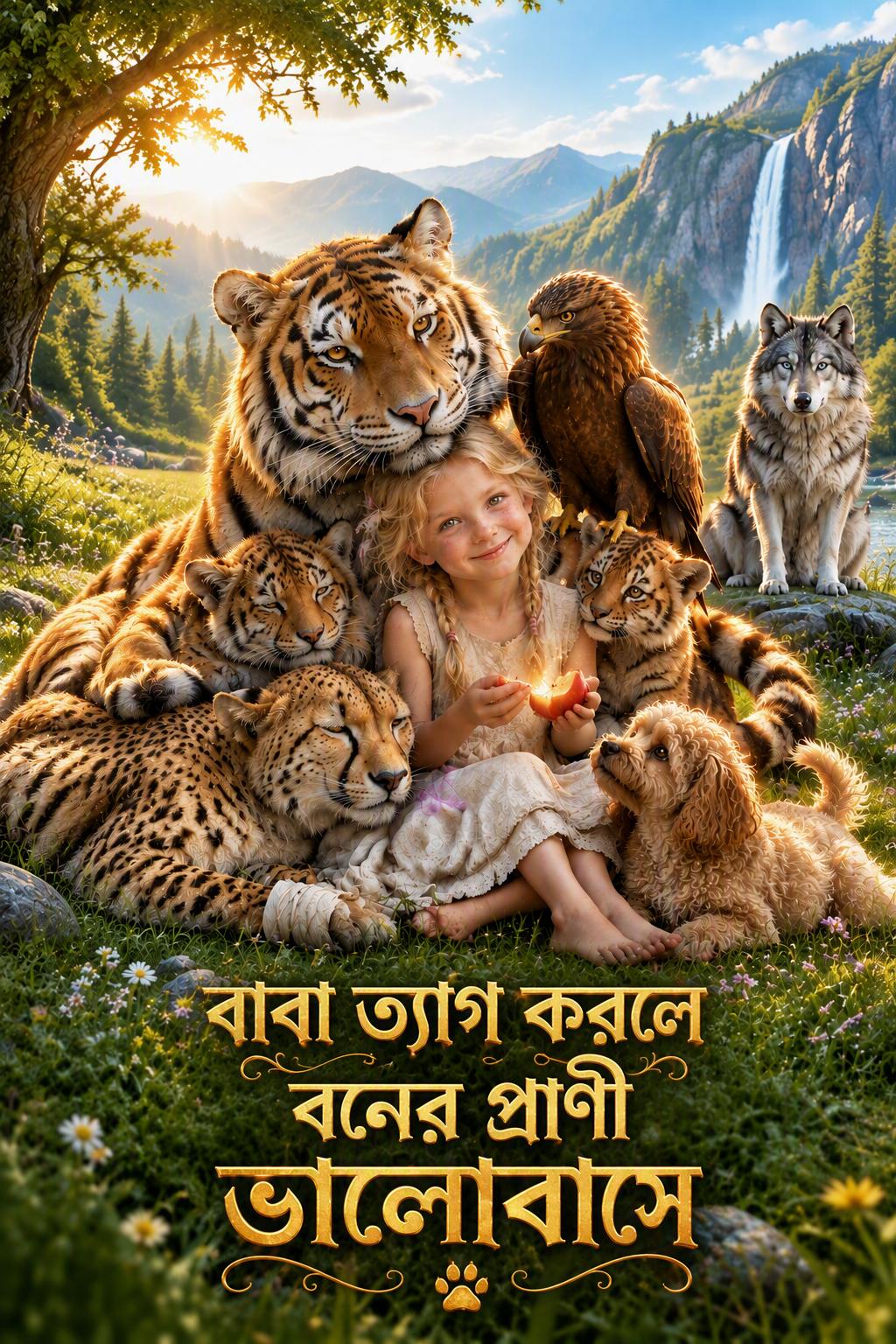 পরিত্যক্ত হয়ে হিংস্র পশুদের কাছে বেড়ে ওঠা
