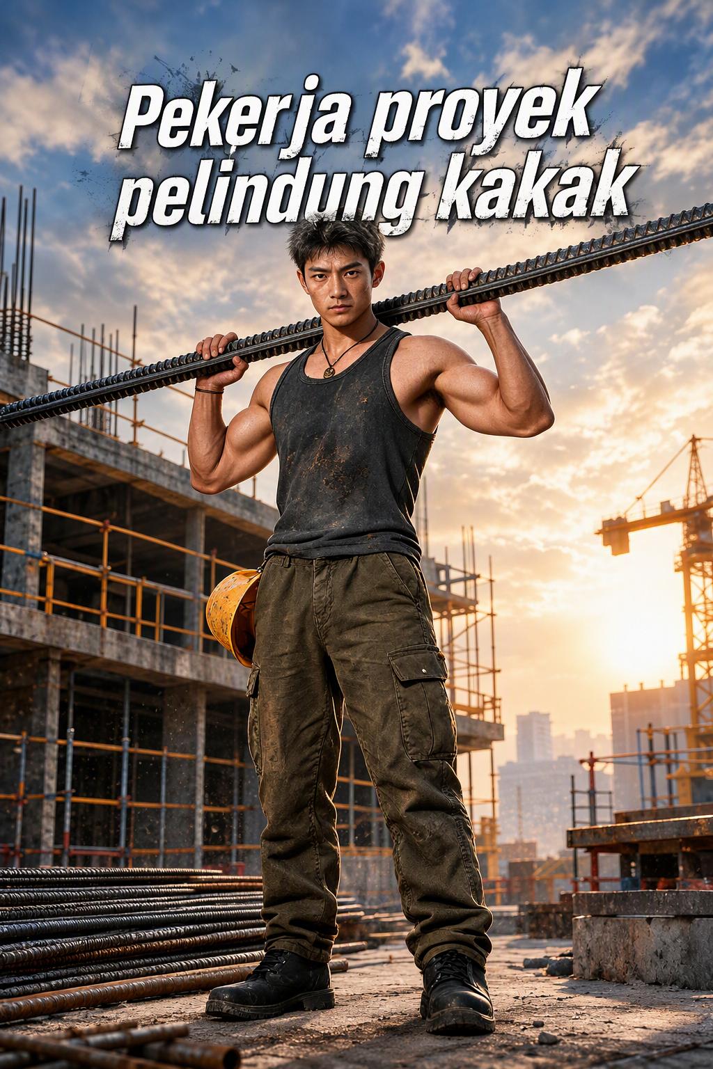 Pekerja proyek pelindung kakak
