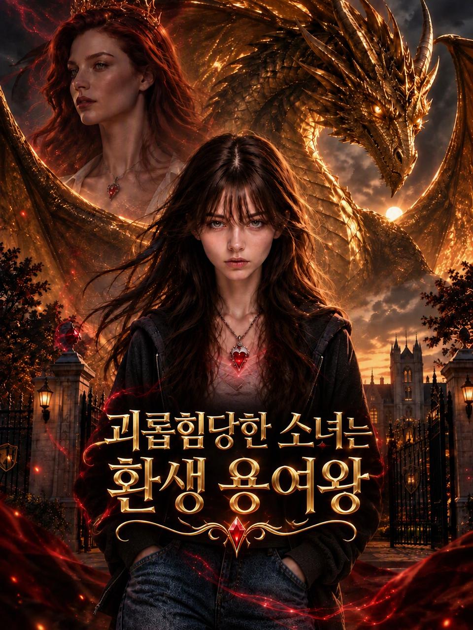 괴롭힘당한 소녀는 환생 용여왕
