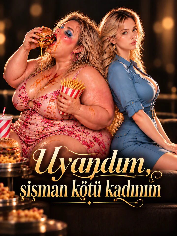 Uyandım, şişman kötü kadınım