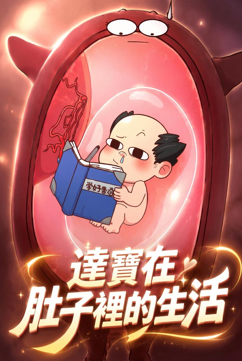 達寶在肚子裡的生活