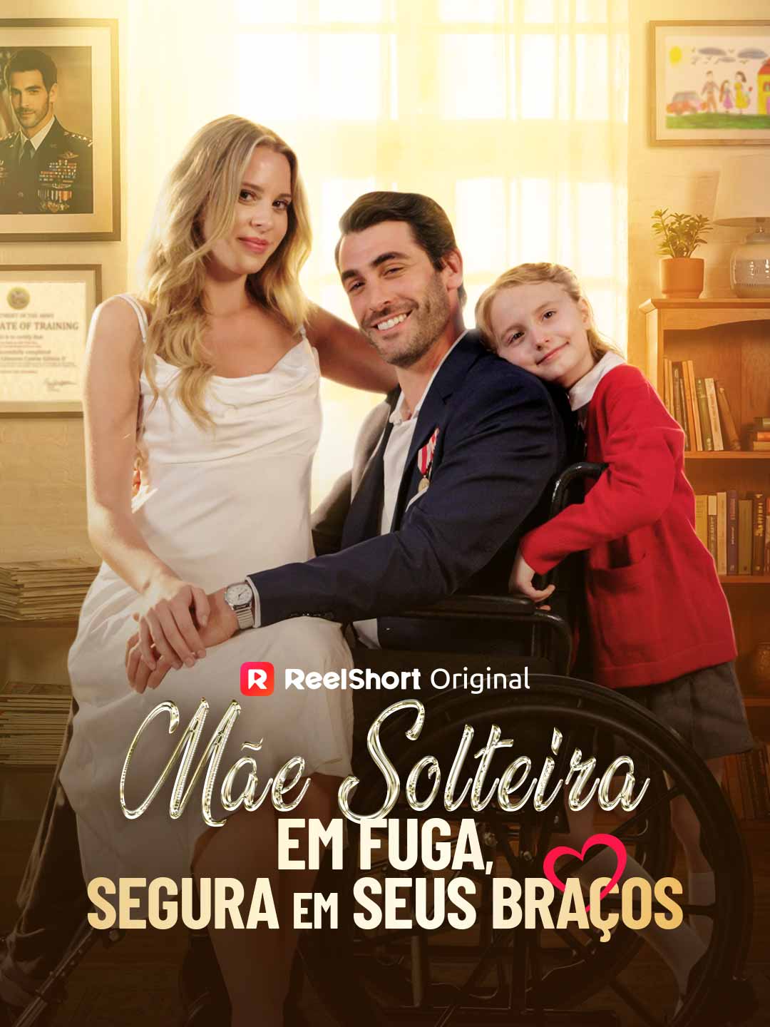 Mãe solteira em fuga, segura em seus braços