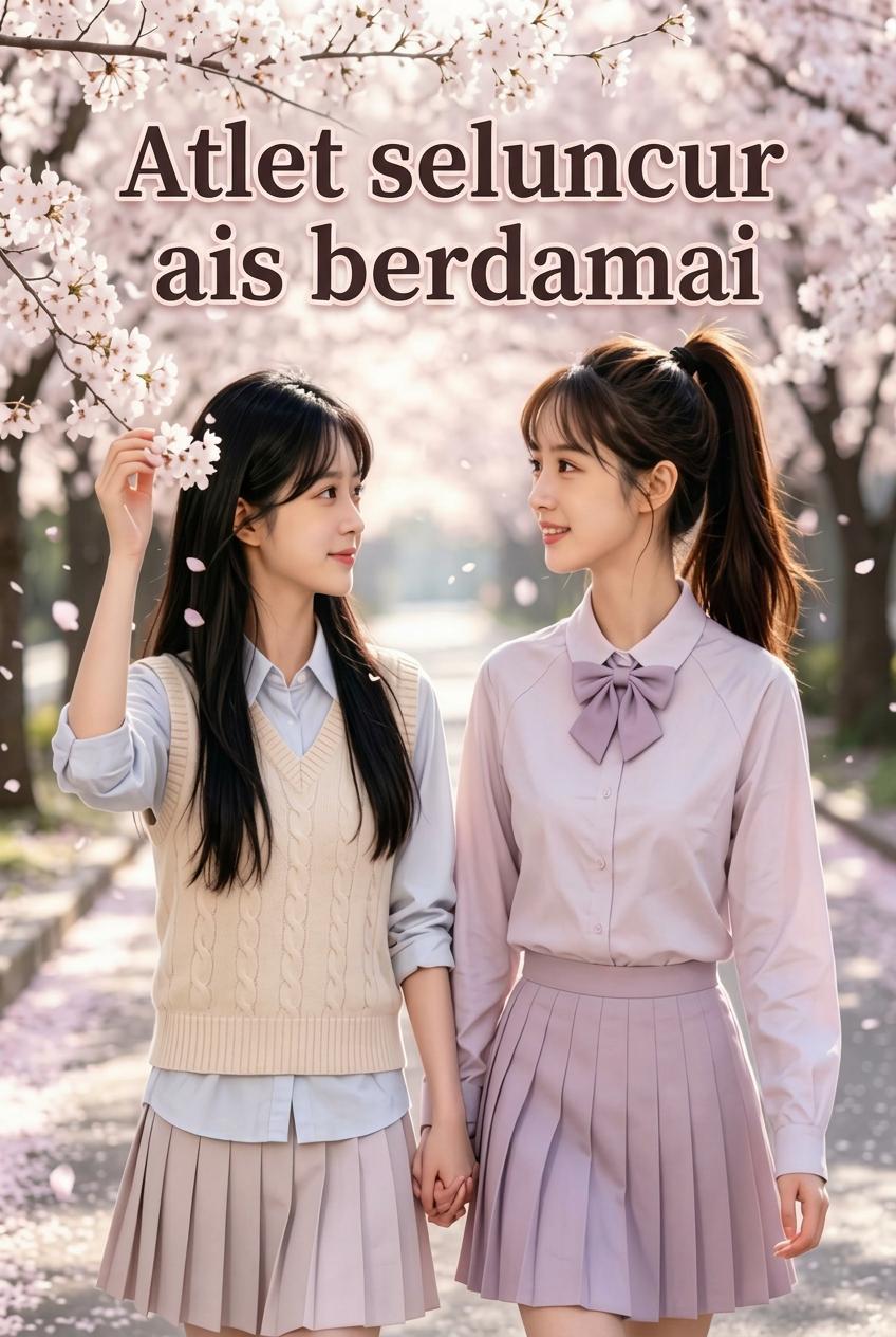 Atlet seluncur ais berdamai
