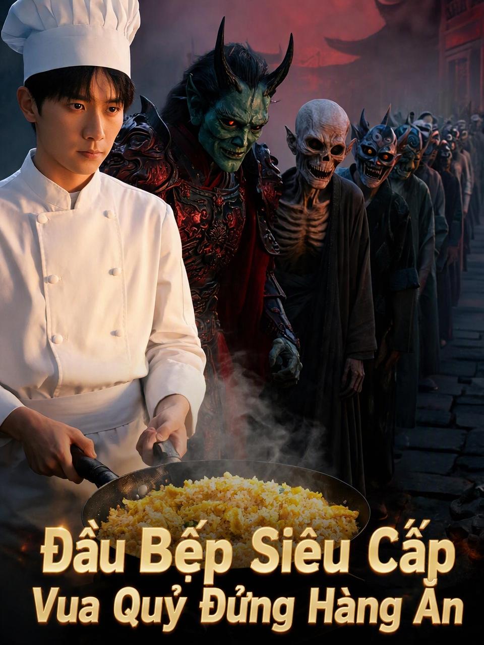 Đầu Bếp Siêu Cấp Vua Quỷ Đứng Hàng Ăn