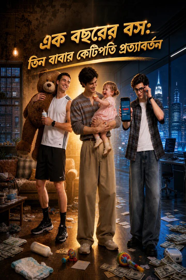 এক বছরের বস: তিন বাবার কোটিপতি প্রত্যাবর্তন