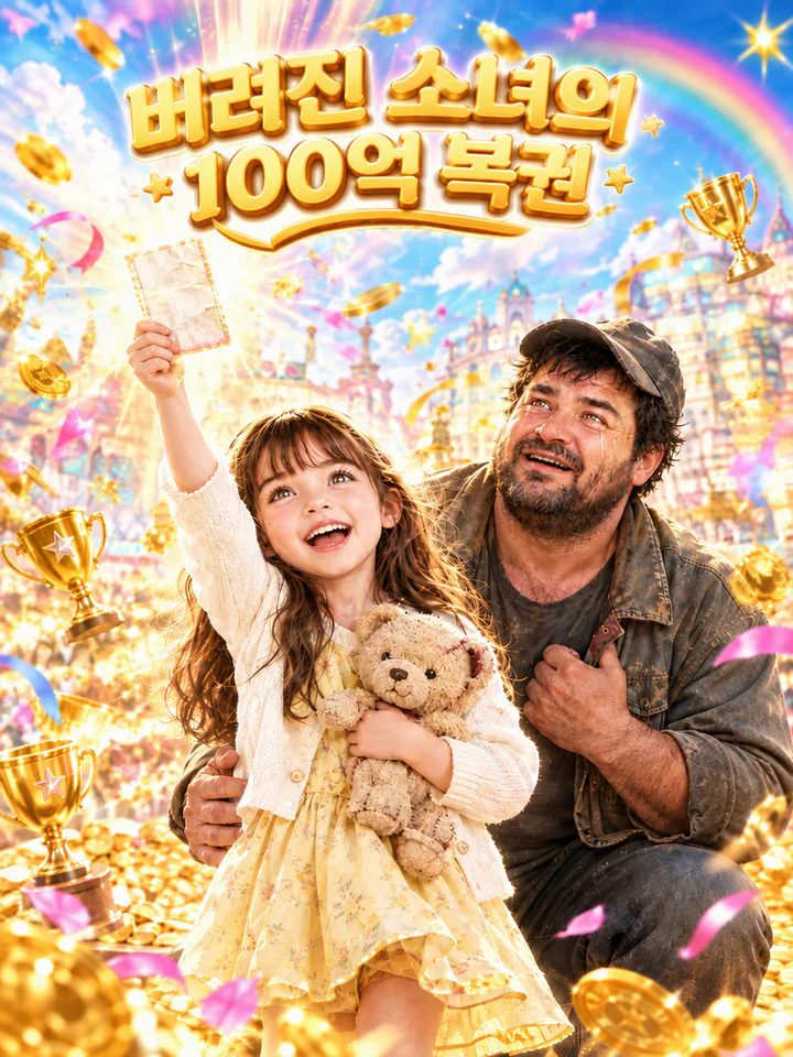 버려진 소녀의 100억 복권