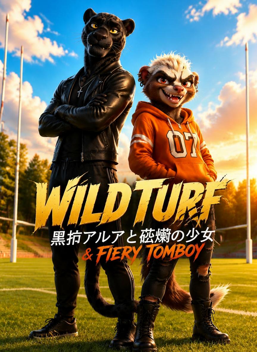 黒豹アルファと蜜獾の少女