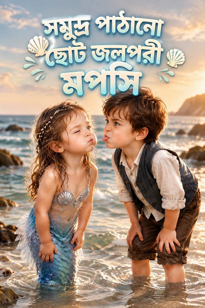 সমুদ্র পাঠানো ছোট জলপরী মপসি