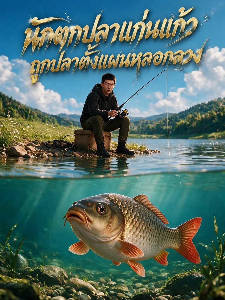 นักตกปลาแก่นแก้ว ถูกปลาตั้งแผนหลอกลวง