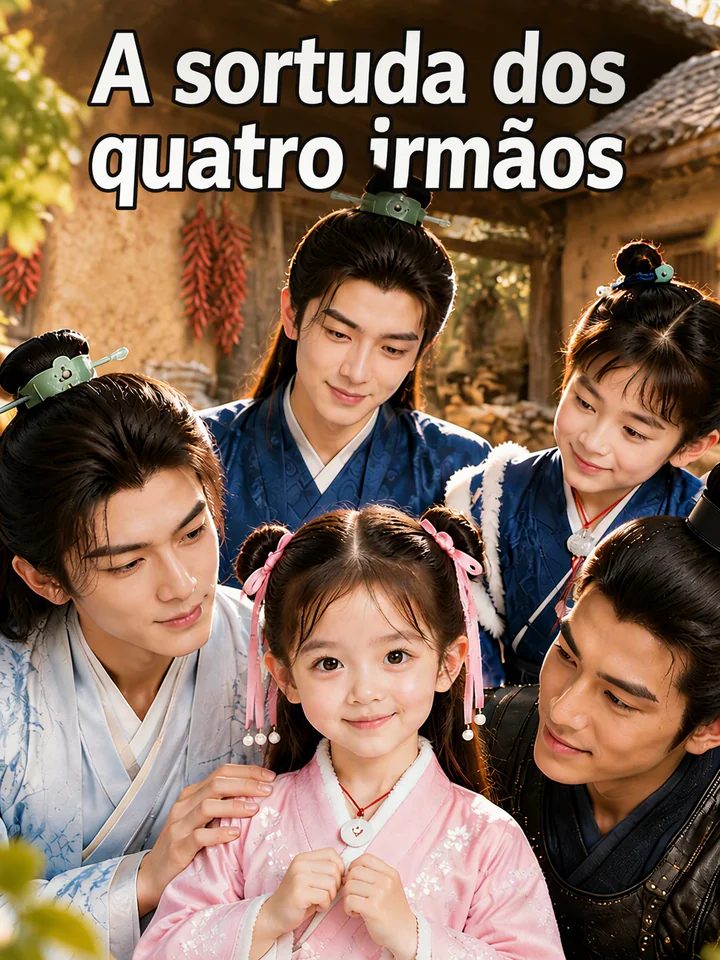 O bebê sortudo, xodó de quatro irmãs mais velhas