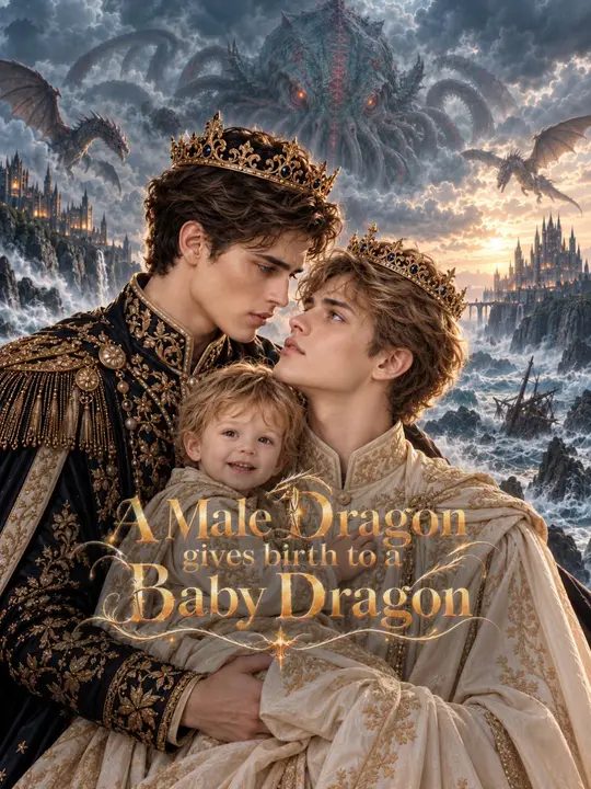 A Male Dragon gives birth to a Baby Dragon