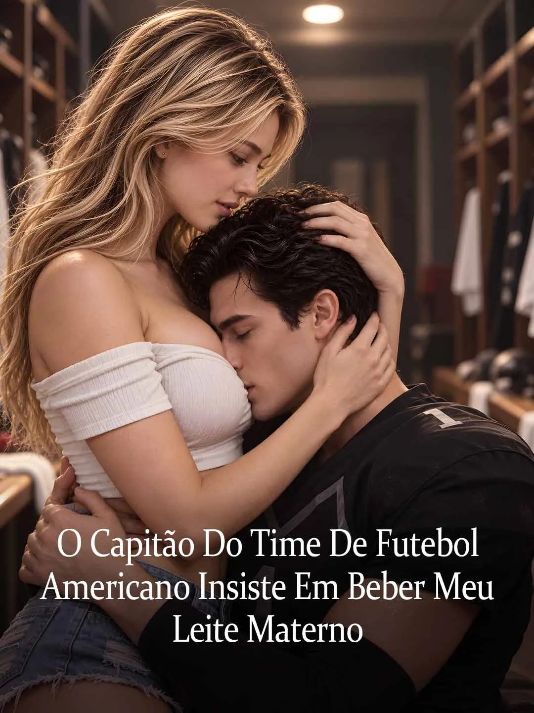 O capitão do time de futebol americano insiste em beber meu leite materno