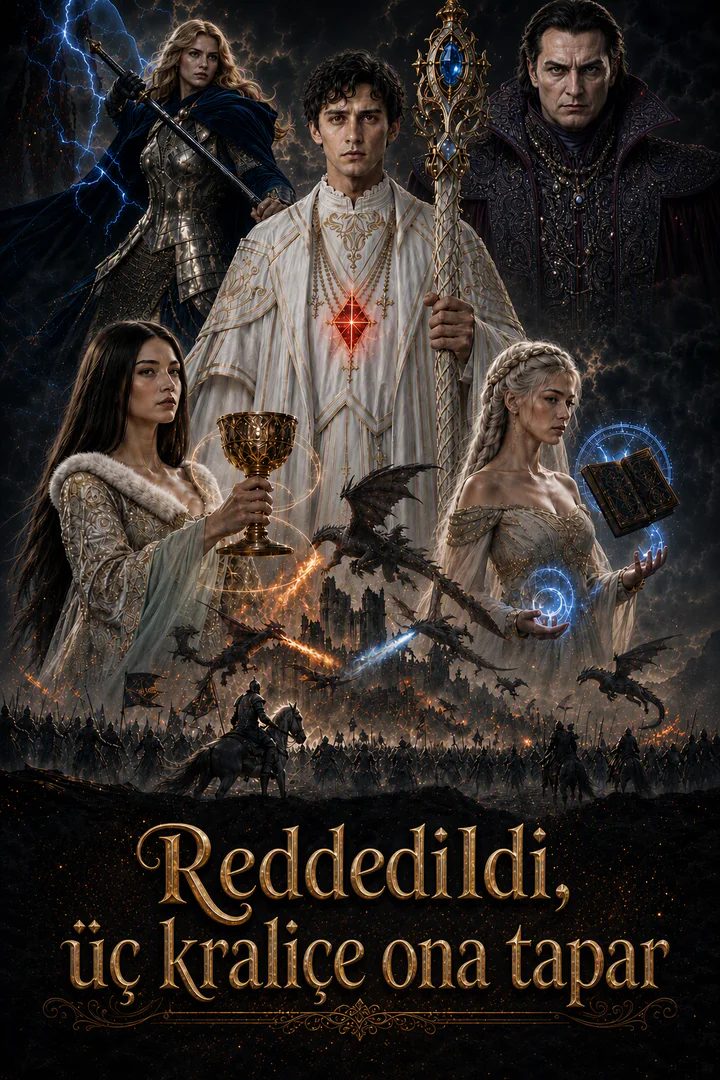 Reddedildi, üç kraliçe ona tapar