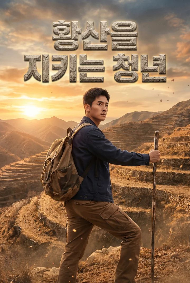 황산을 지키는 청년