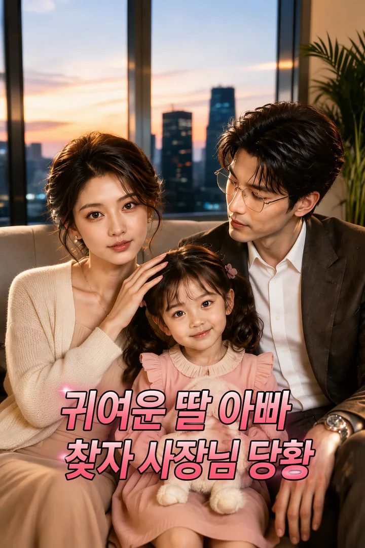 귀여운 딸 아빠 찾자 사장님 당황