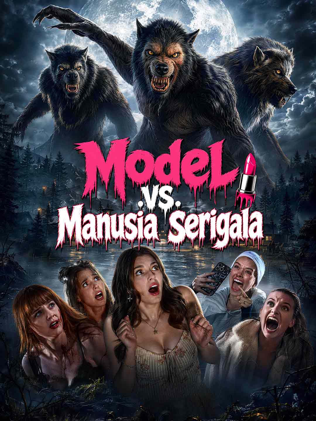 Model vs. Manusia Serigala