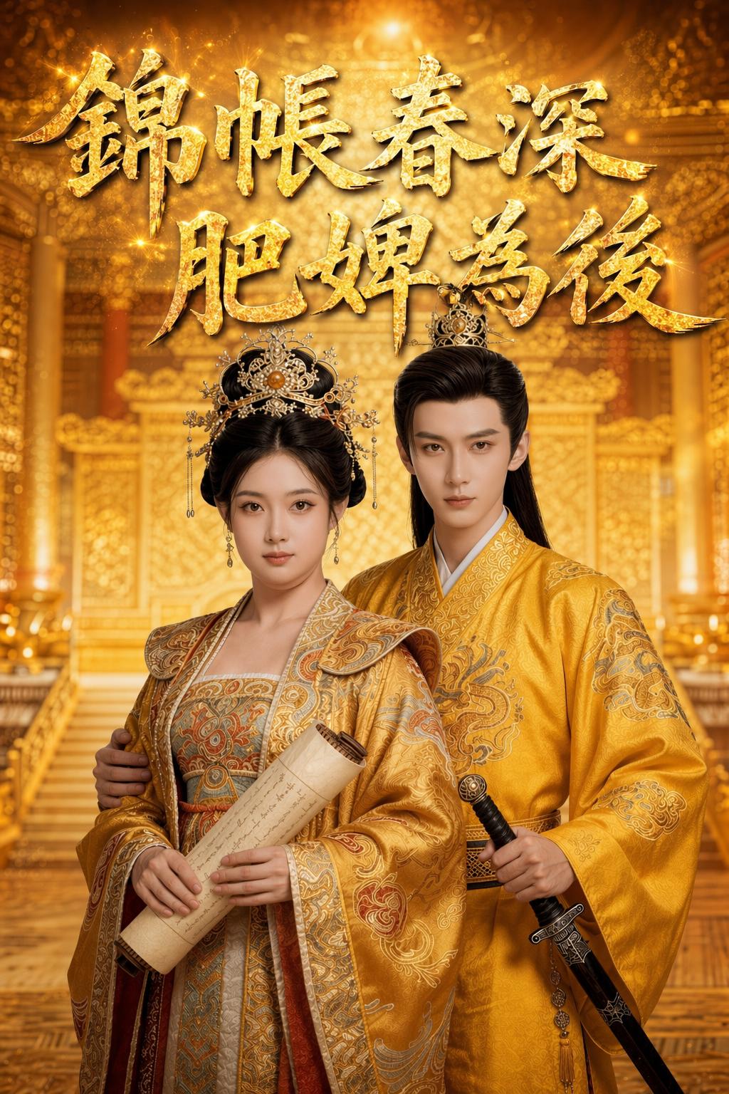 錦帳春深，肥婢為後