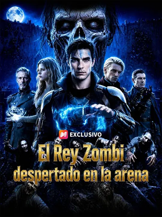 El Rey Zombi despertado en la arena