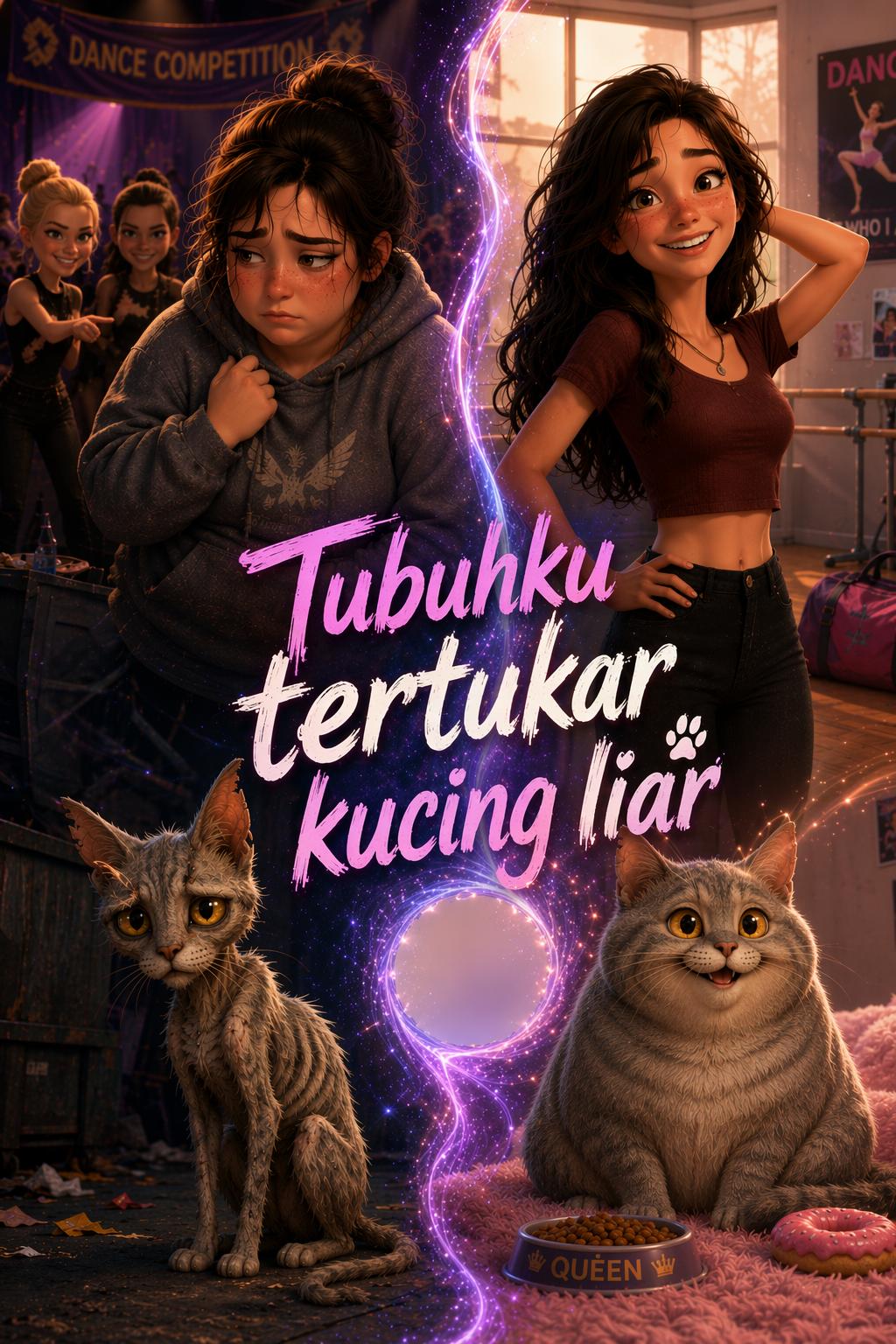 Tubuhku tertukar kucing liar